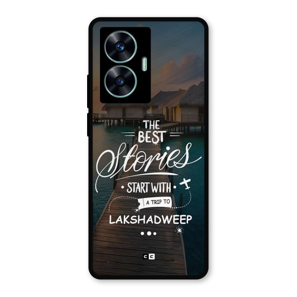 Lakshadweep Stories Metal Back Case for Realme C55