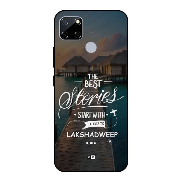 Lakshadweep Stories Metal Back Case for Realme Narzo 20