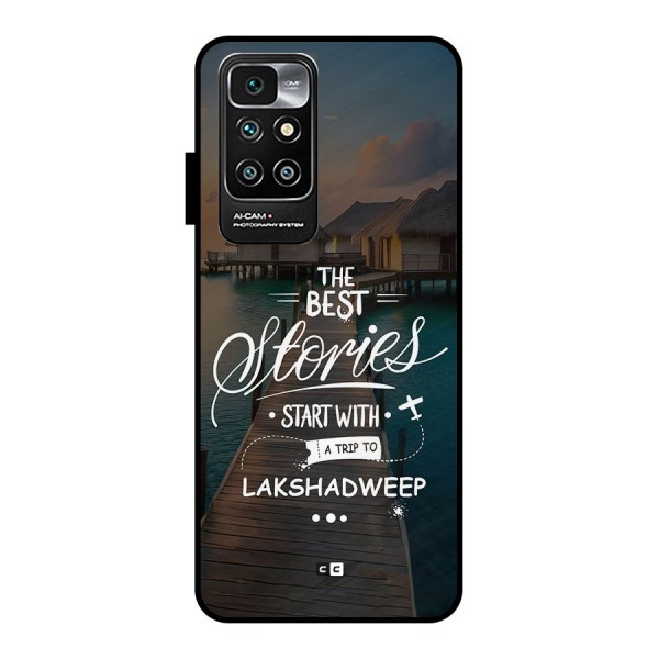 Lakshadweep Stories Metal Back Case for Redmi 10 Prime