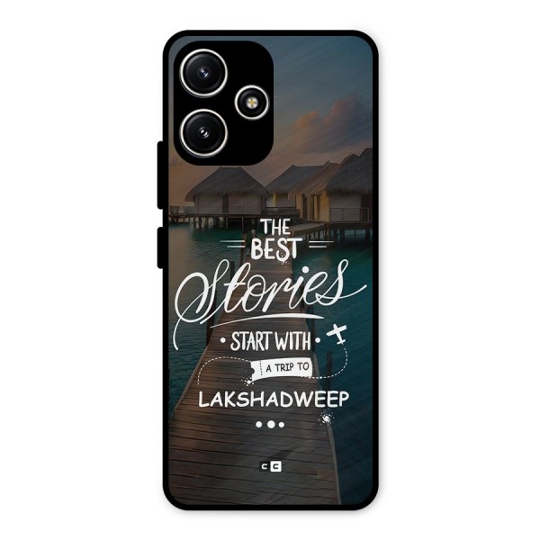 Lakshadweep Stories Metal Back Case for Redmi 12 5G