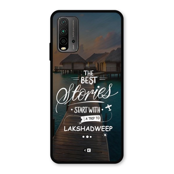 Lakshadweep Stories Metal Back Case for Redmi 9 Power