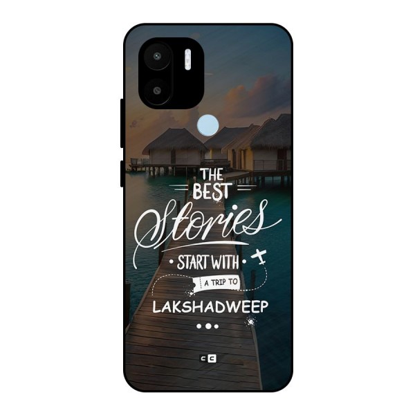 Lakshadweep Stories Metal Back Case for Redmi A1 Plus
