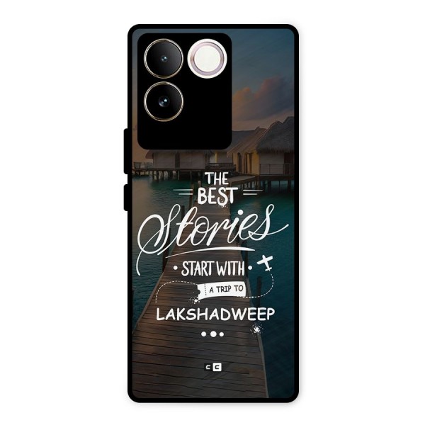 Lakshadweep Stories Metal Back Case for Vivo T2 Pro