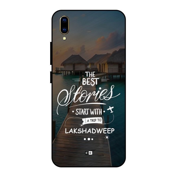 Lakshadweep Stories Metal Back Case for Vivo V11 Pro