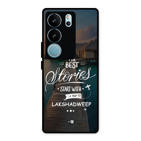 Lakshadweep Stories Metal Back Case for Vivo V29 Pro