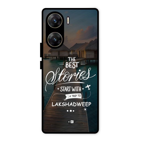 Lakshadweep Stories Metal Back Case for Vivo V29e