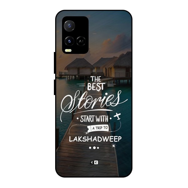 Lakshadweep Stories Metal Back Case for Vivo Y21