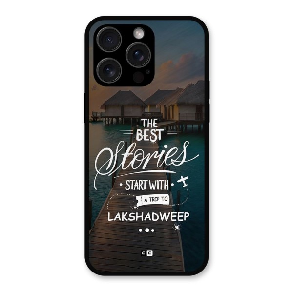Lakshadweep Stories Metal Back Case for iPhone 15 Pro Max