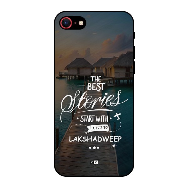 Lakshadweep Stories Metal Back Case for iPhone 8