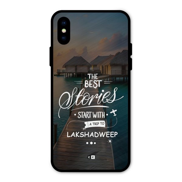 Lakshadweep Stories Metal Back Case for iPhone X