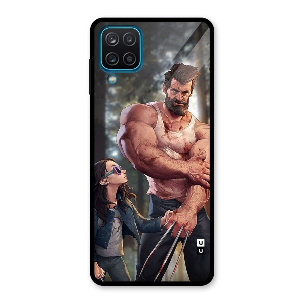 Laura Logan Glass Back Case for Galaxy A12