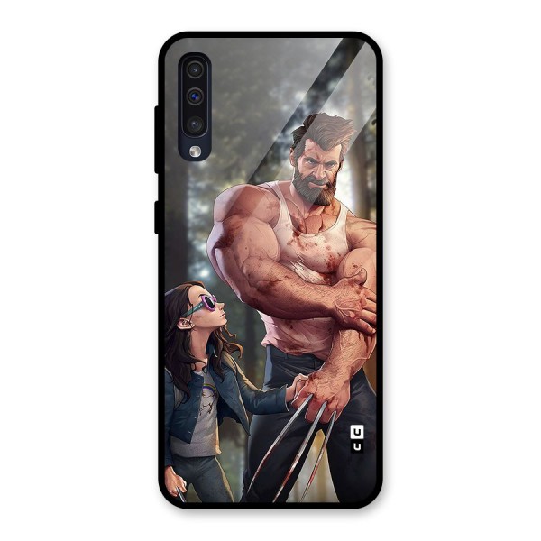 Laura Logan Glass Back Case for Galaxy A50