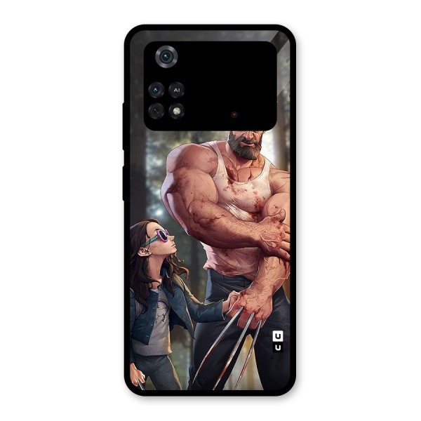 Laura Logan Glass Back Case for Poco M4 Pro 4G