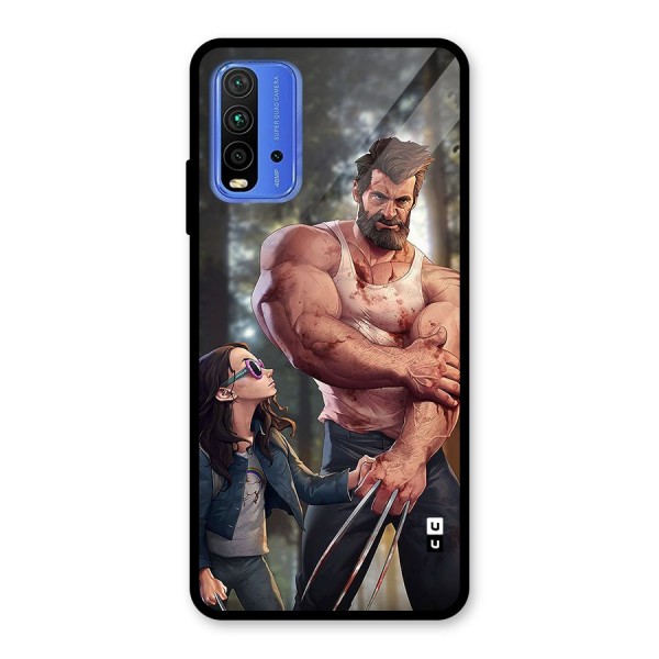 Laura Logan Glass Back Case for Redmi 9 Power