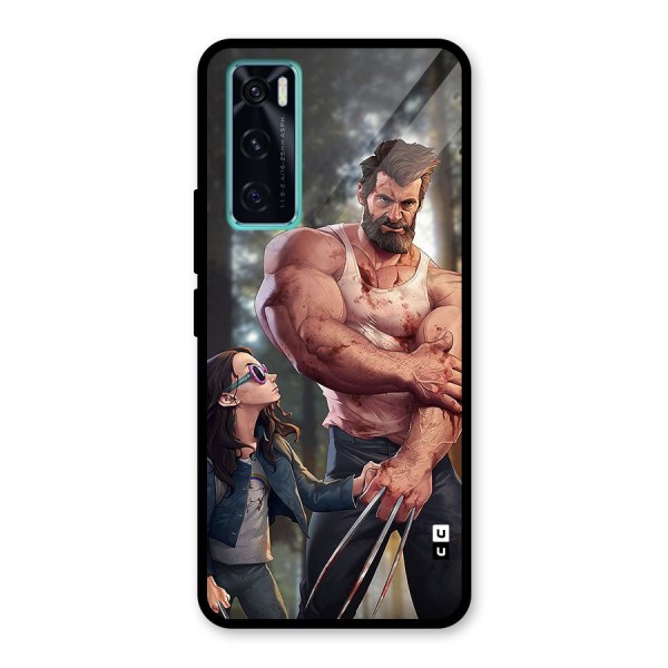 Laura Logan Glass Back Case for Vivo V20 SE