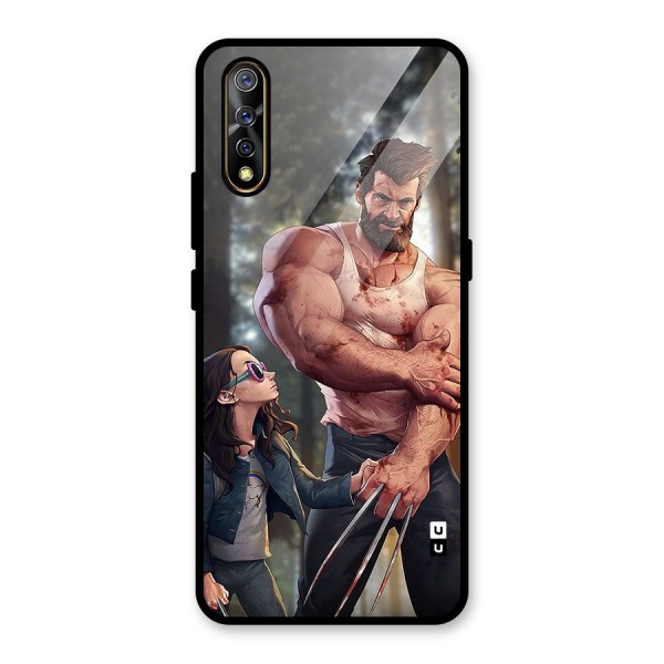 Laura Logan Glass Back Case for Vivo Z1x