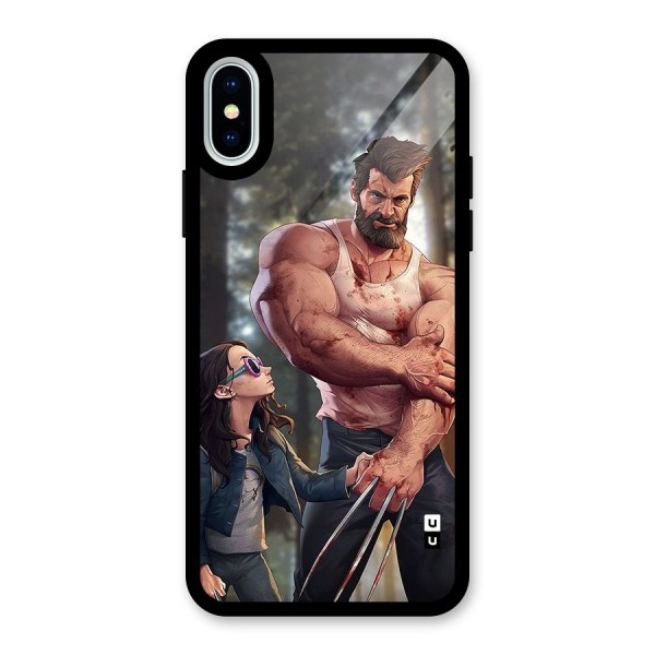 Laura Logan Glass Back Case for iPhone X