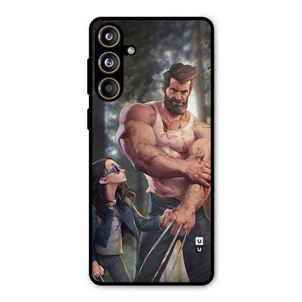 Laura Logan Metal Back Case for Galaxy F55