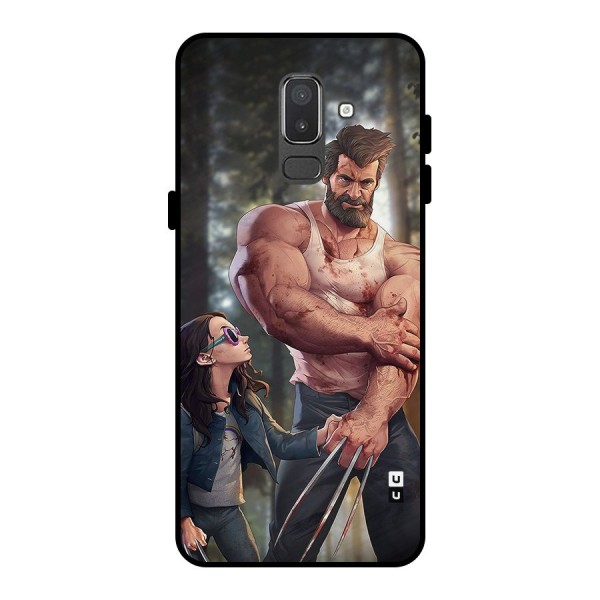 Laura Logan Metal Back Case for Galaxy On8 (2018)