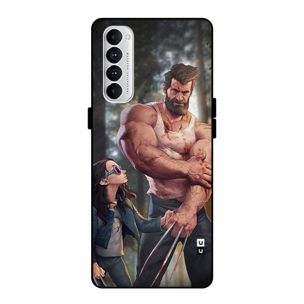 Laura Logan Metal Back Case for Oppo Reno4 Pro