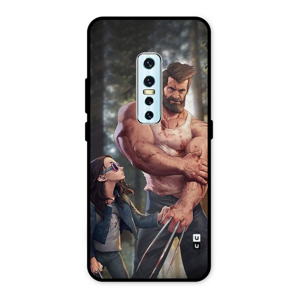 Laura Logan Metal Back Case for Vivo V17 Pro