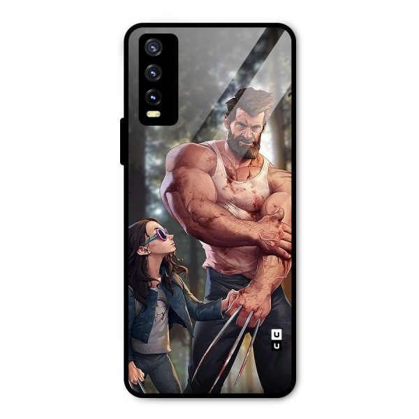 Laura Logan Metal Back Case for Vivo Y20 2021