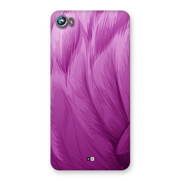 Lavender Furrs Back Case for Canvas Fire 4 (A107)