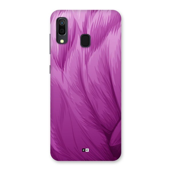 Lavender Furrs Back Case for Galaxy A20