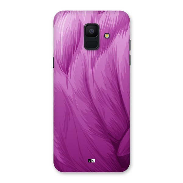 Lavender Furrs Back Case for Galaxy A6 (2018)