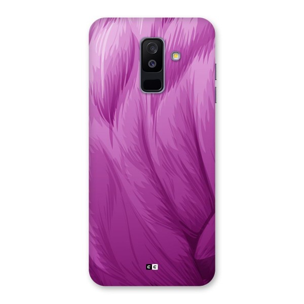 Lavender Furrs Back Case for Galaxy A6 Plus