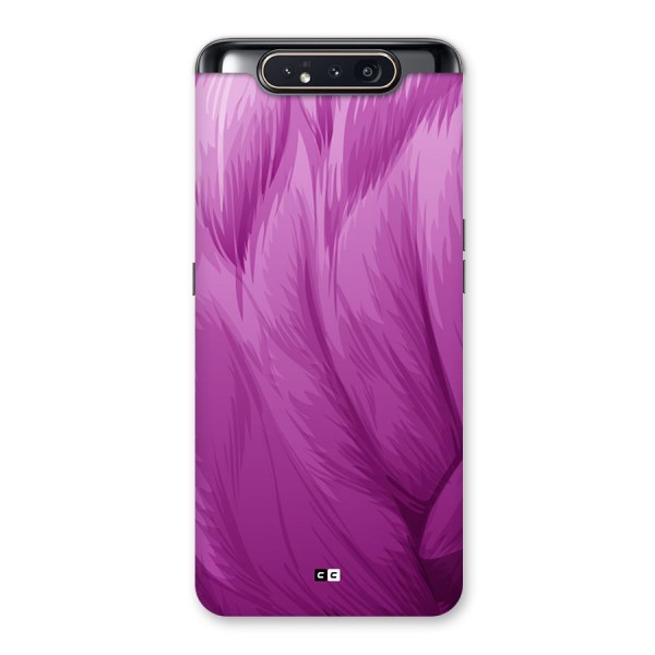 Lavender Furrs Back Case for Galaxy A80