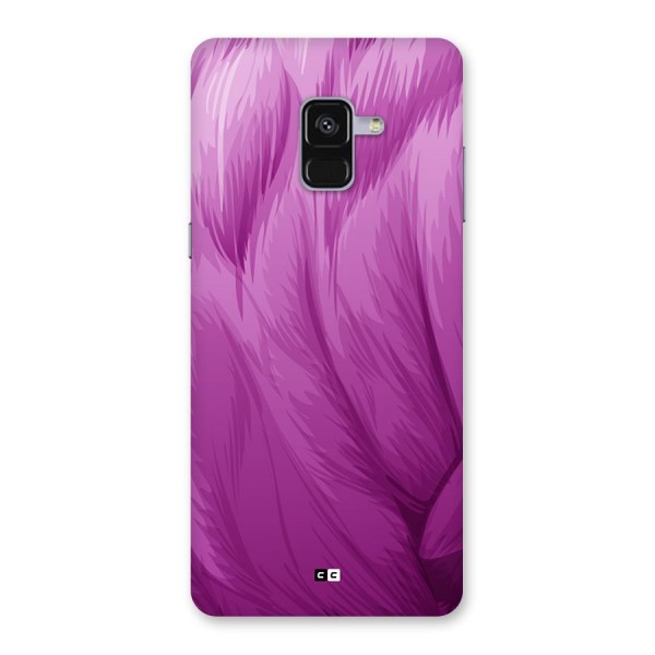 Lavender Furrs Back Case for Galaxy A8 Plus