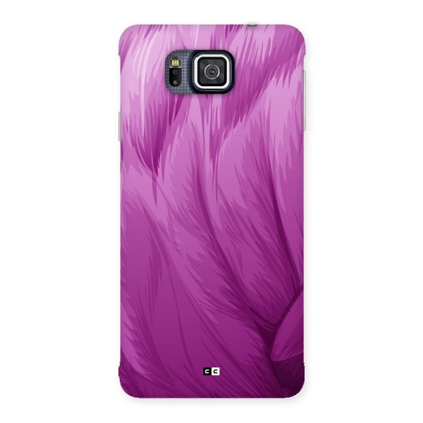 Lavender Furrs Back Case for Galaxy Alpha