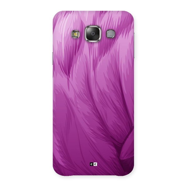 Lavender Furrs Back Case for Galaxy E7