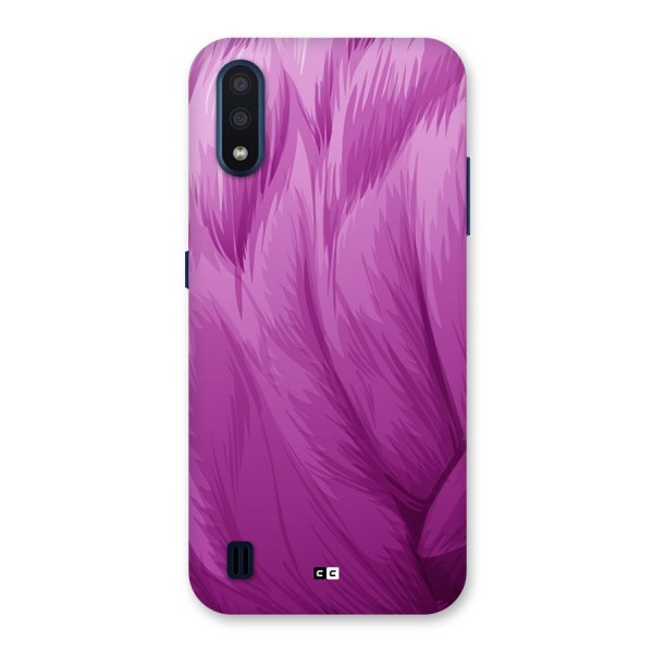 Lavender Furrs Back Case for Galaxy M01