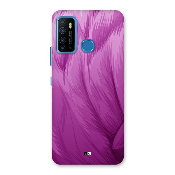 Lavender Furrs Back Case for Infinix Hot 9