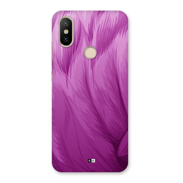 Lavender Furrs Back Case for Mi A2