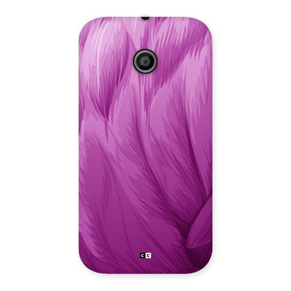 Lavender Furrs Back Case for Moto E