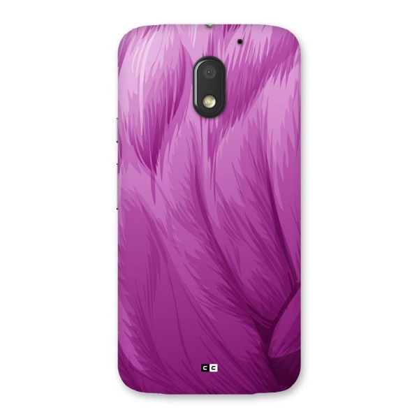 Lavender Furrs Back Case for Moto E3 Power