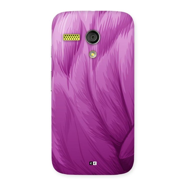 Lavender Furrs Back Case for Moto G