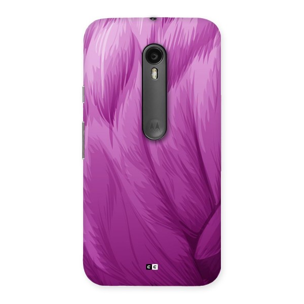 Lavender Furrs Back Case for Moto G3