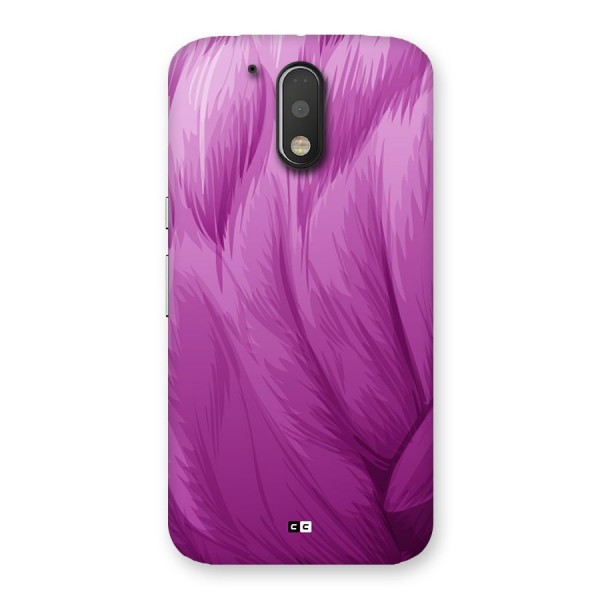 Lavender Furrs Back Case for Moto G4 Plus