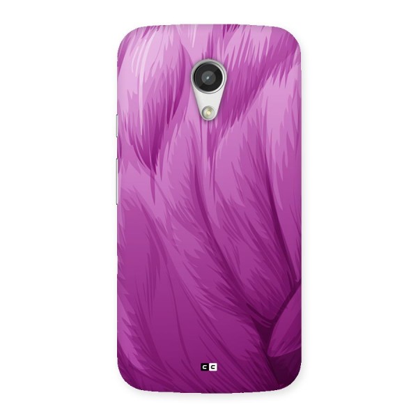 Lavender Furrs Back Case for Moto G 2nd Gen