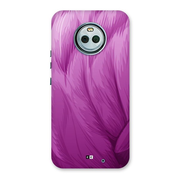 Lavender Furrs Back Case for Moto X4