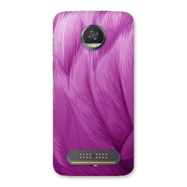 Lavender Furrs Back Case for Moto Z2 Play