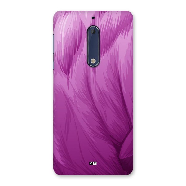 Lavender Furrs Back Case for Nokia 5