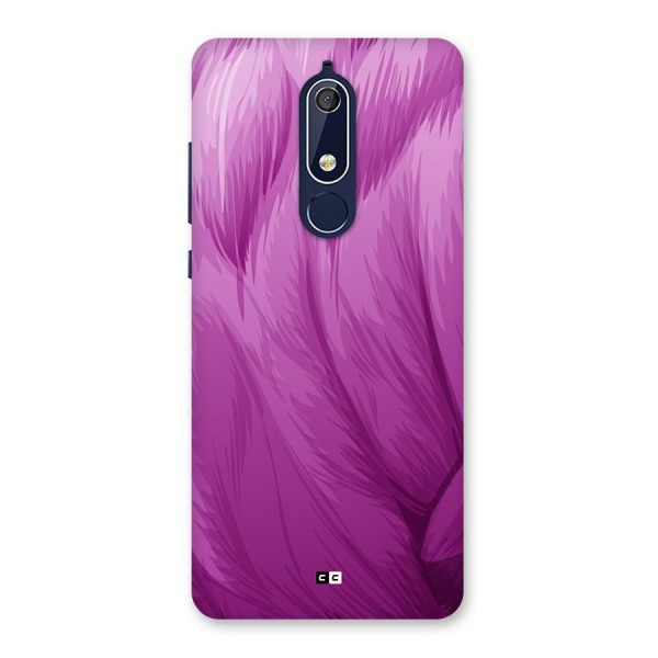 Lavender Furrs Back Case for Nokia 5.1