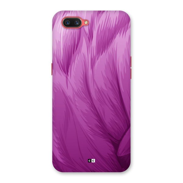 Lavender Furrs Back Case for Oppo A3s