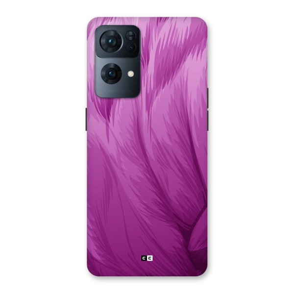 Lavender Furrs Back Case for Oppo Reno7 Pro 5G