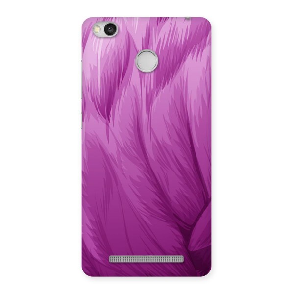 Lavender Furrs Back Case for Redmi 3S Prime